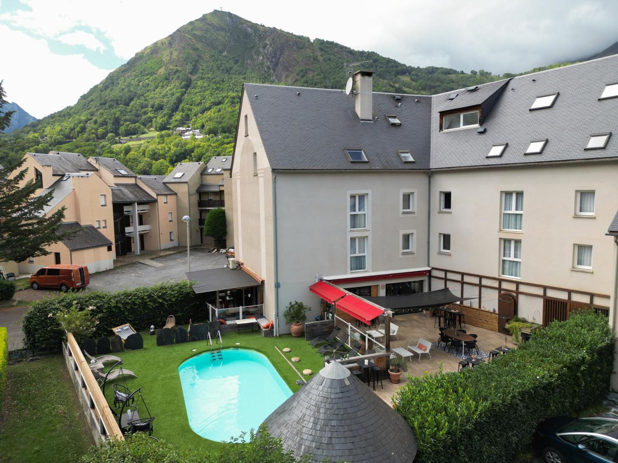 Hotel Les Arches Saint-Lary-Soulan Eksteriør billede